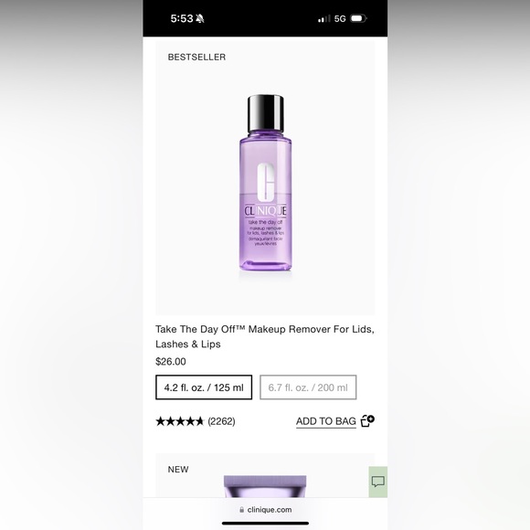 Clinique Take the Day Off Makeup Remover for kids, lashes and lips. - Picture 3 of 3